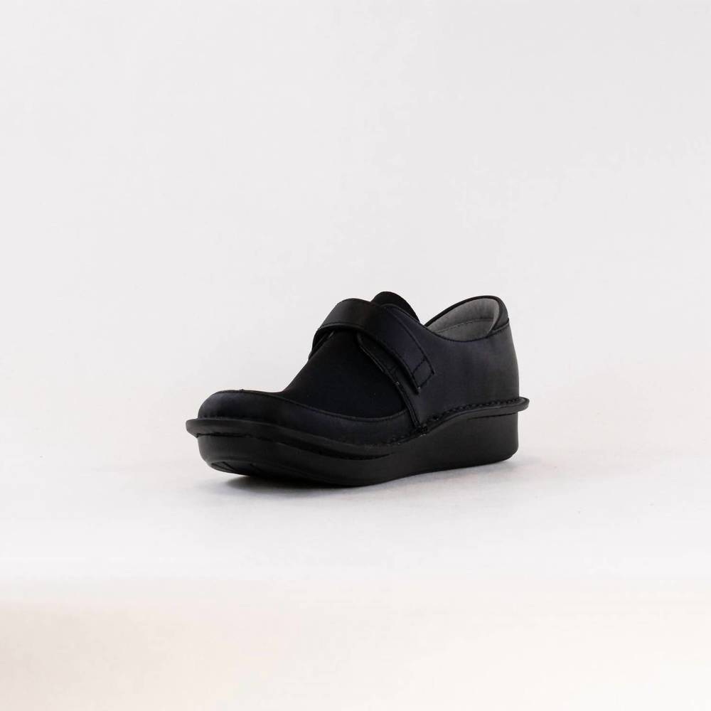 NEW ALEGRIA women's brenna loafers in oiled black - Picture 4 of 6